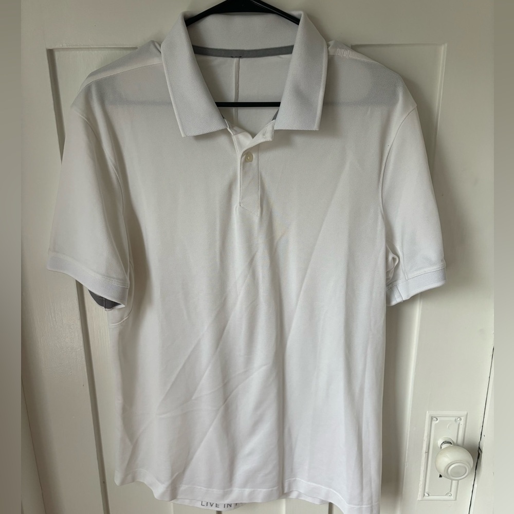 Lululemon men’s white polo